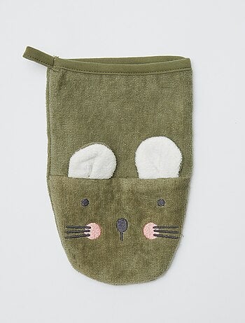 Lot de 2 gants de toilette avec animation - Kiabi Home