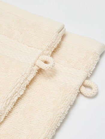 Lot de 2 gants de toilette