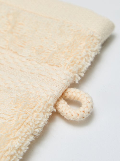 Lot de 2 gants de toilette - Kiabi Lot de 2 gants de toilette - Kiabi