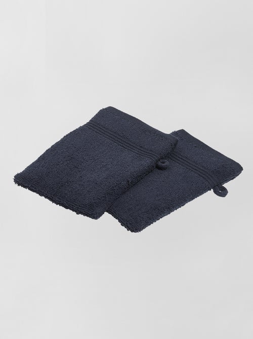 Lot de 2 gants de toilette - Kiabi