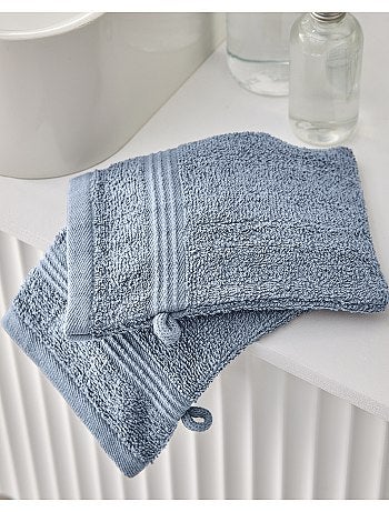 Lot de 2 gants de toilette