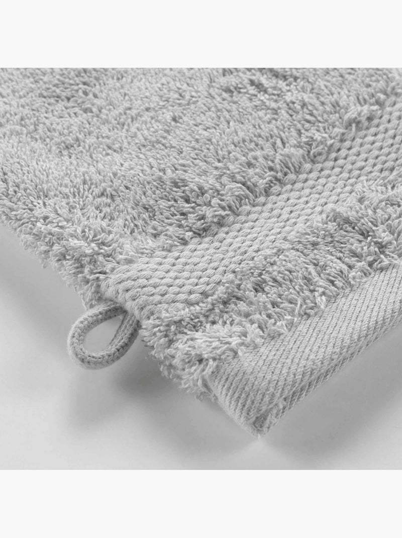 Lot de 2 gants de toilette Collection Elegante Gris - Kiabi