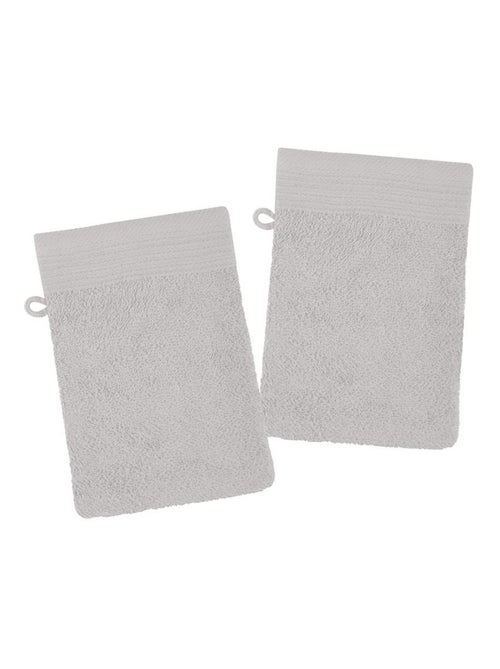Lot de 2 gants de toilette Collection Lylia - Kiabi