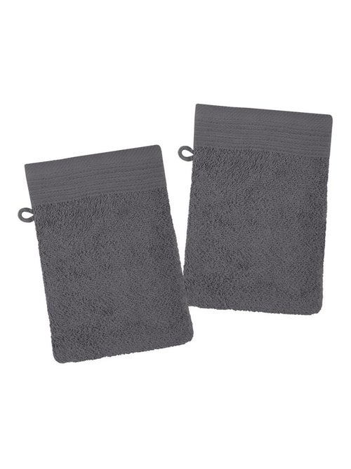 Lot de 2 gants de toilette Collection Lylia - Kiabi