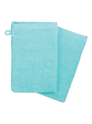 Lot de 2 gants de toilette Couleur moderne