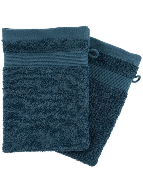 Lot de 2 gants de toilette Couleur moderne - Kiabi