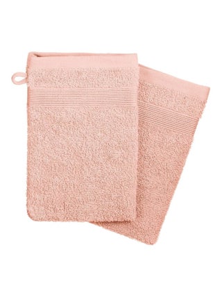 Lot de 2 gants de toilette Couleur moderne