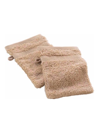 Lot de 2 gants de toilette Elegante