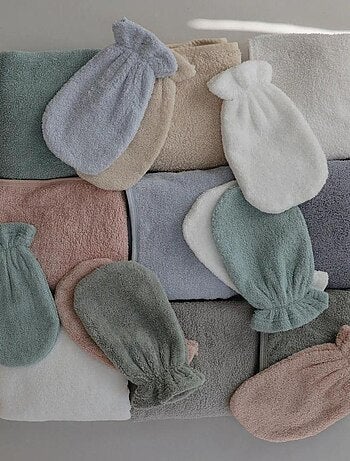 Lot de 2 gants de toilette en coton bio Tradewinds