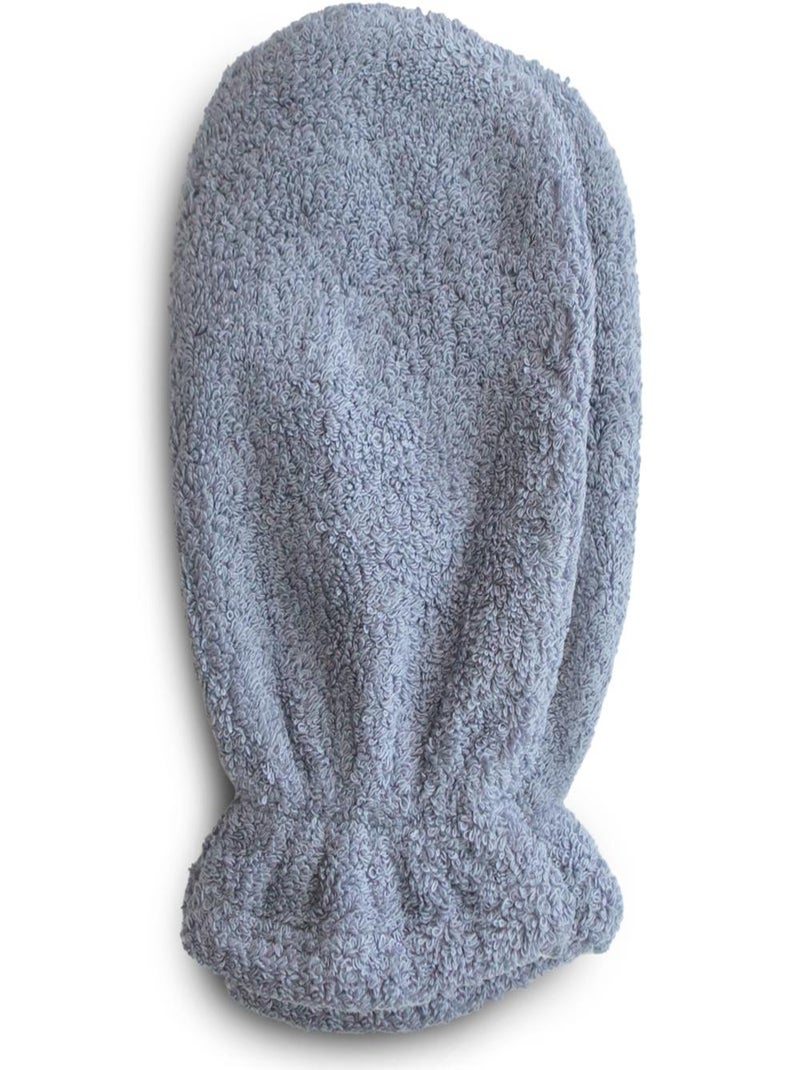 Lot de 2 gants de toilette en coton bio Tradewinds Bleu - Kiabi