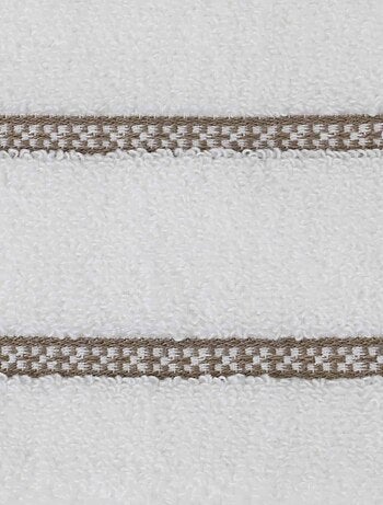 Lot de 2 gants de toilette en coton éponge Ethnique