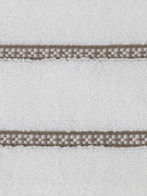 Lot de 2 gants de toilette en coton éponge Ethnique - Kiabi
