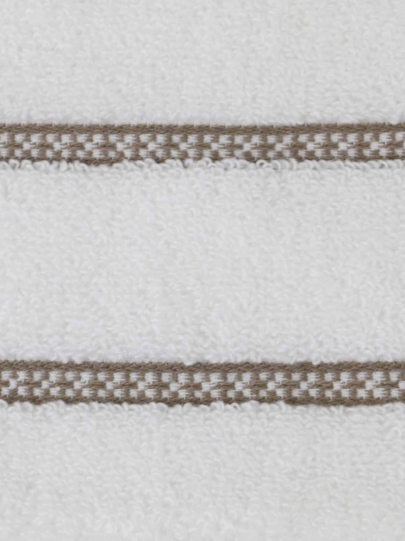 Lot de 2 gants de toilette en coton éponge Ethnique Saumon - Kiabi