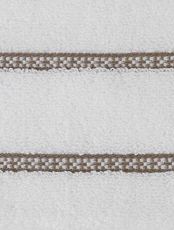 Lot de 2 gants de toilette en coton éponge Ethnique