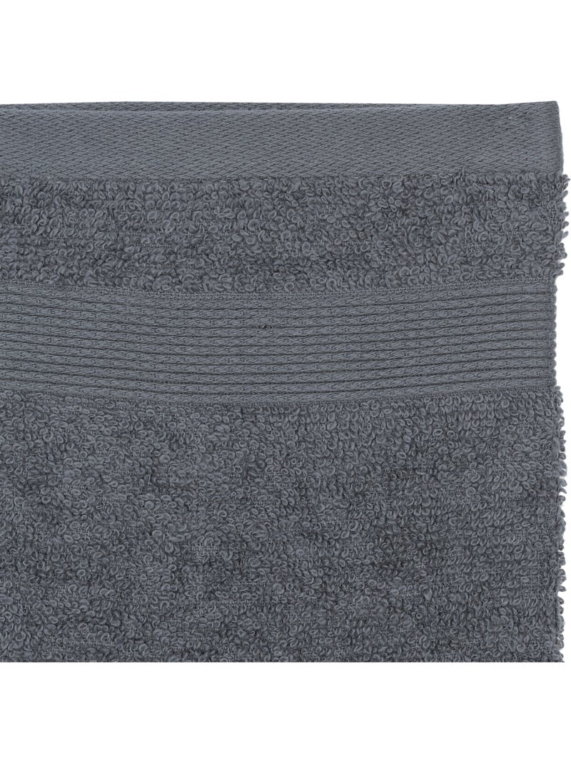 Lot de 2 gants de toilette en coton PRAIA Gris - Kiabi