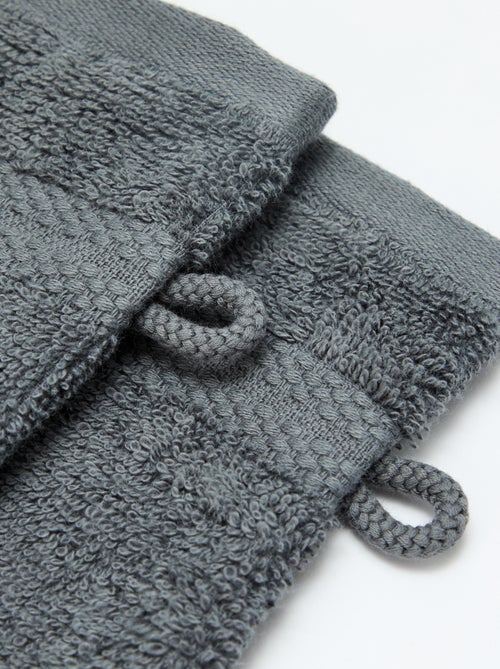 Lot de 2 gants de toilette - Kiabi