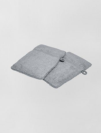 Lot de 2 gants de toilette