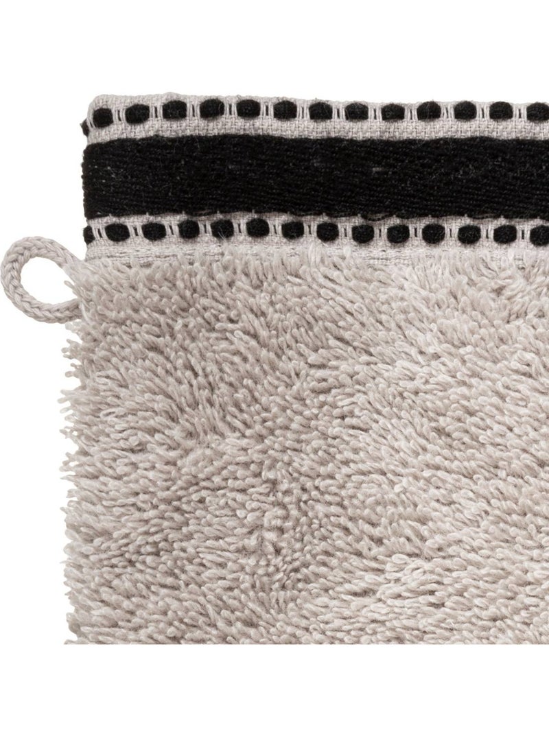 Lot de 2 gants de toilette joia Argent - Kiabi