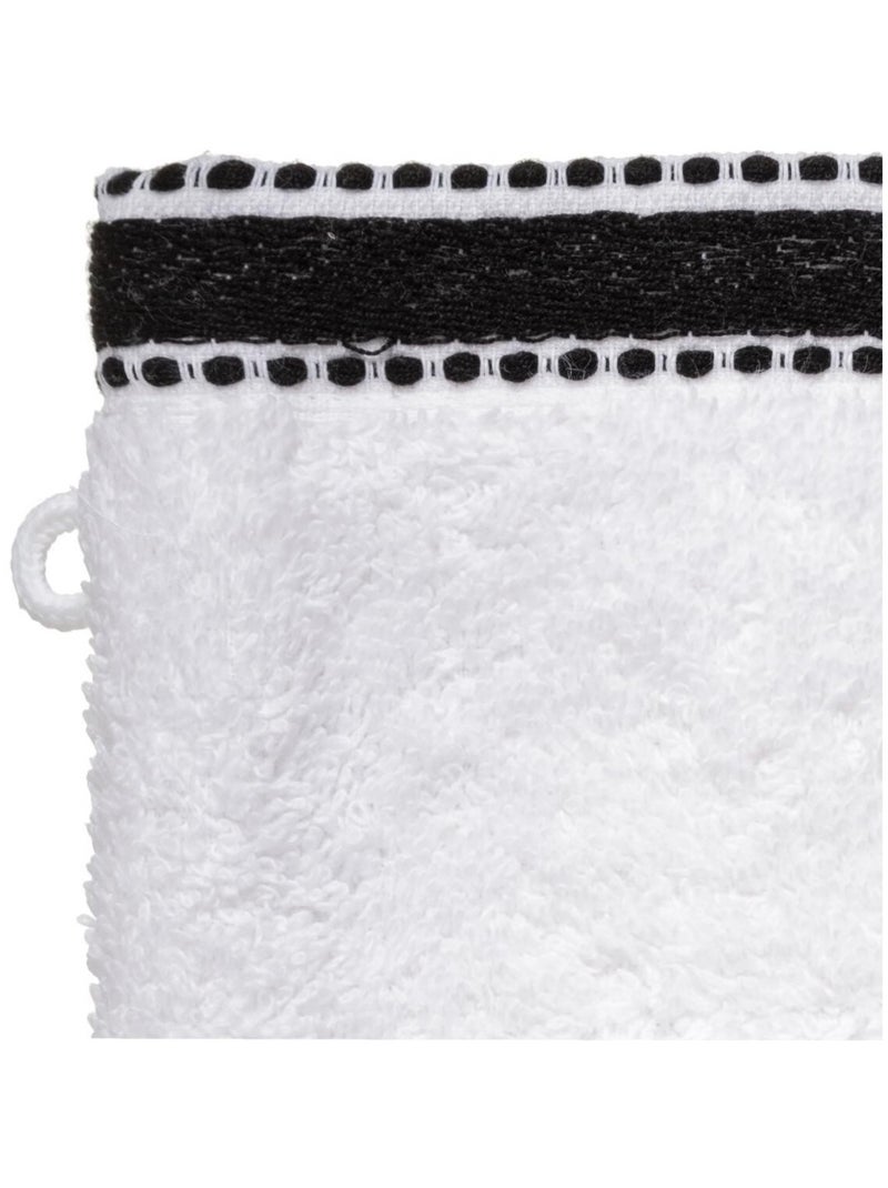 Lot de 2 gants de toilette Joia Blanc - Kiabi