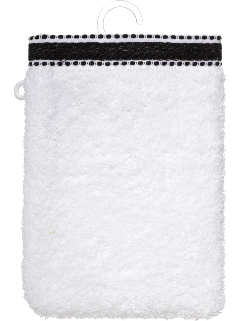 Lot de 2 gants de toilette JOIA Blanc - Kiabi