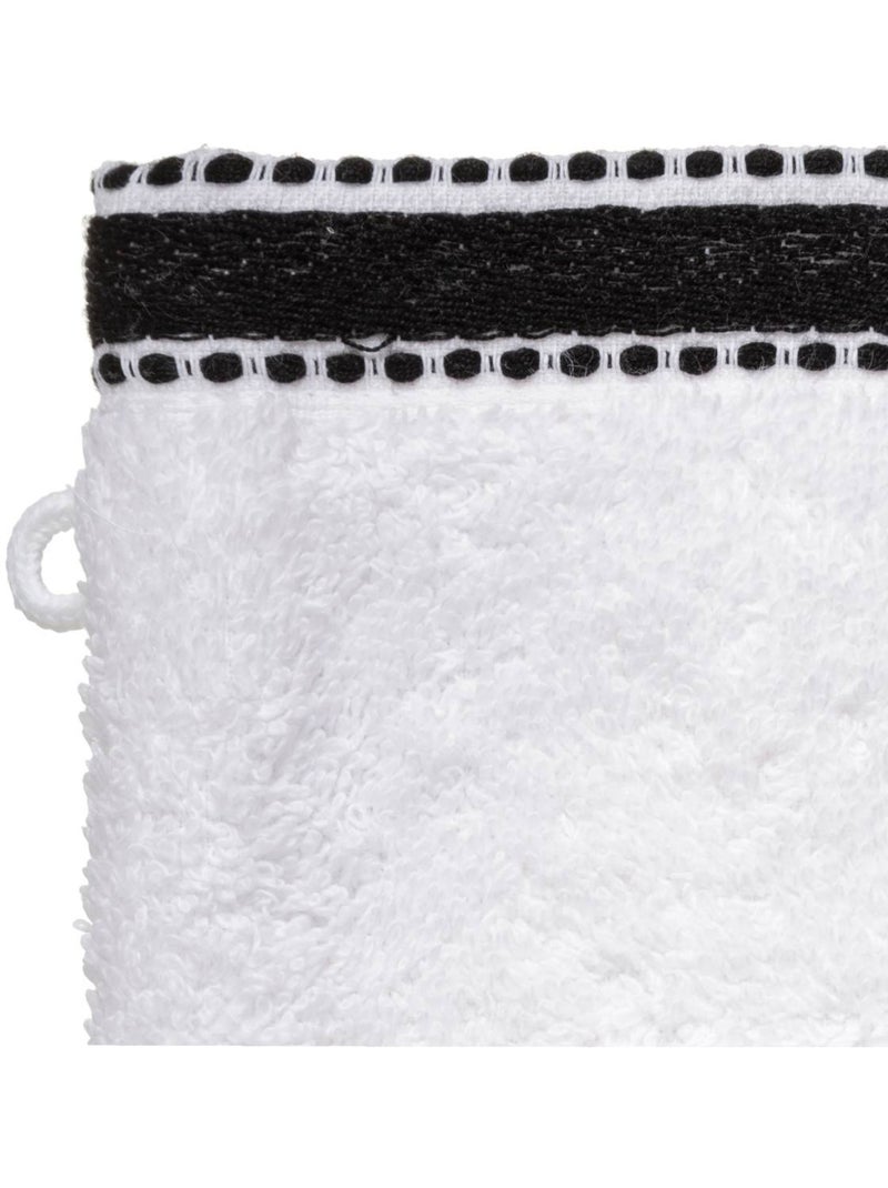 Lot de 2 gants de toilette JOIA Blanc - Kiabi