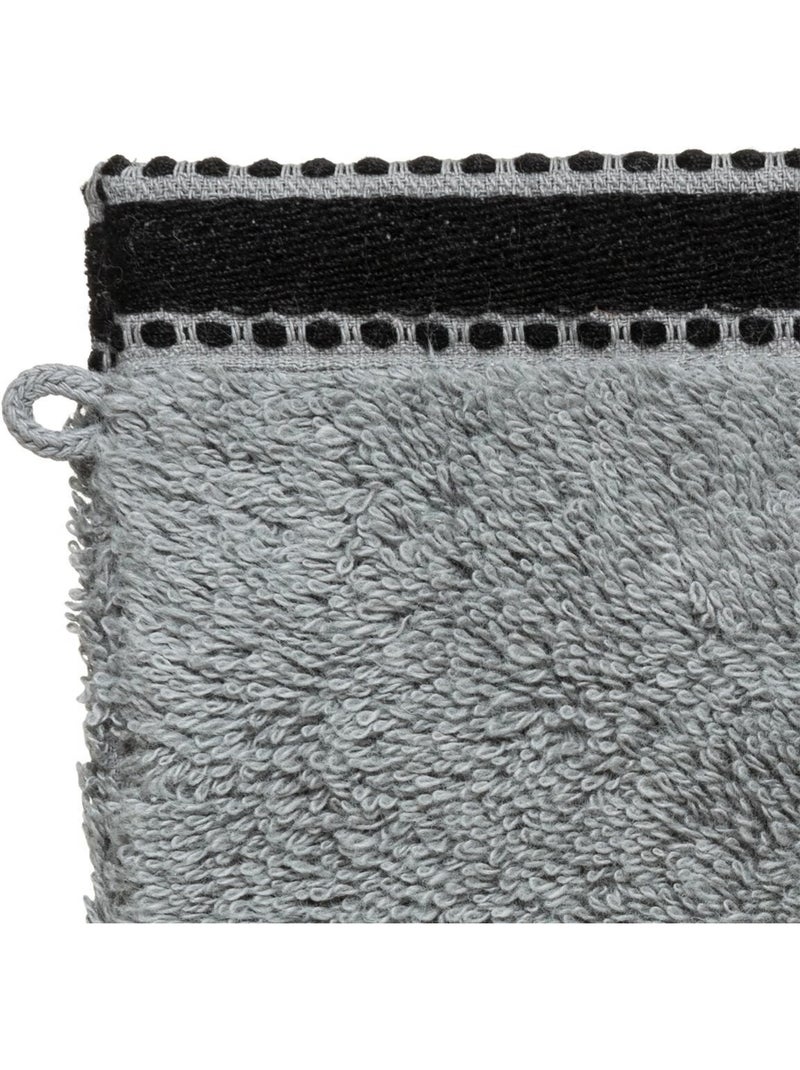 Lot de 2 gants de toilette Joia Gris - Kiabi