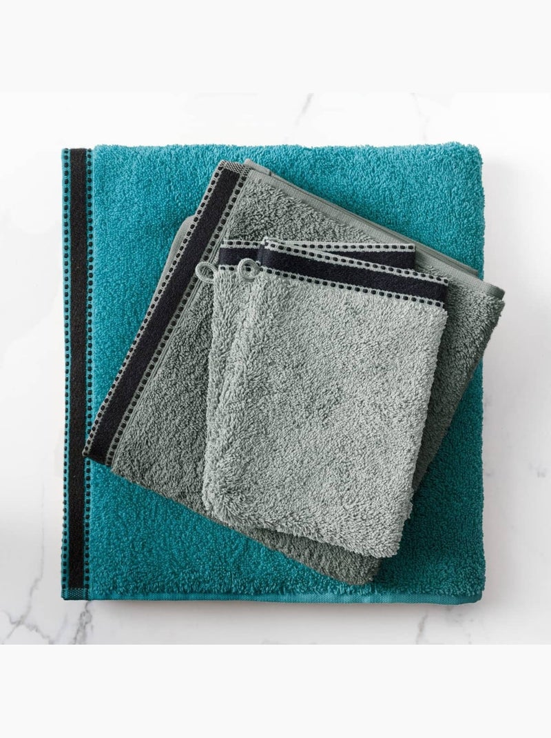 Lot de 2 gants de toilette Joia Gris - Kiabi