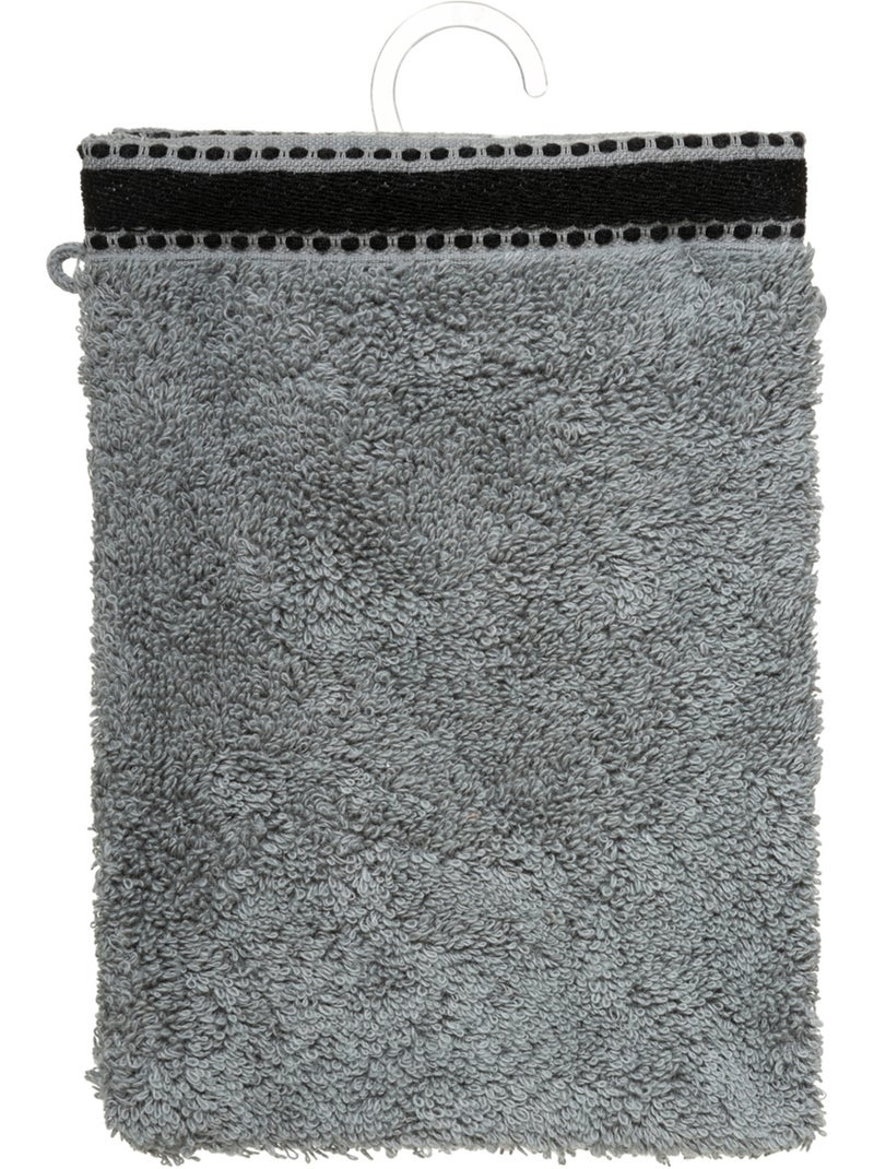 Lot de 2 gants de toilette JOIA Gris - Kiabi