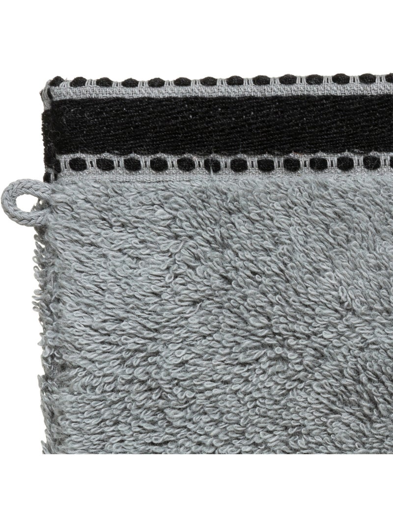 Lot de 2 gants de toilette JOIA Gris - Kiabi