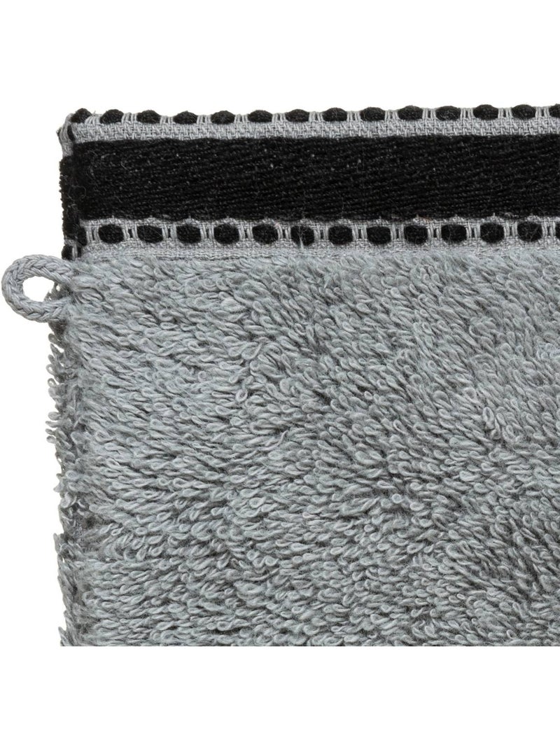 Lot de 2 gants de toilette JOIA Gris - Kiabi