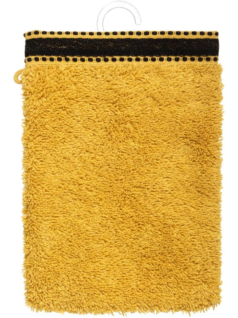Lot de 2 gants de toilette joia Moutarde - Kiabi
