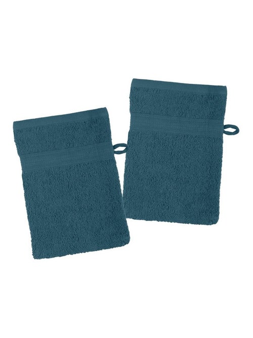 Lot de 2 gants de toilette Laguna - Kiabi