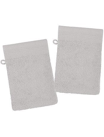 Lot de 2 gants de toilette Lilas