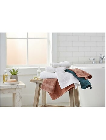 Lot de 2 gants de toilette Lilas