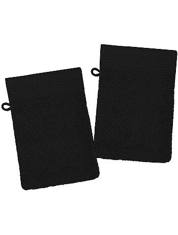 Lot de 2 gants de toilette Lilas
