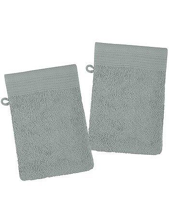 Lot de 2 gants de toilette Lilas