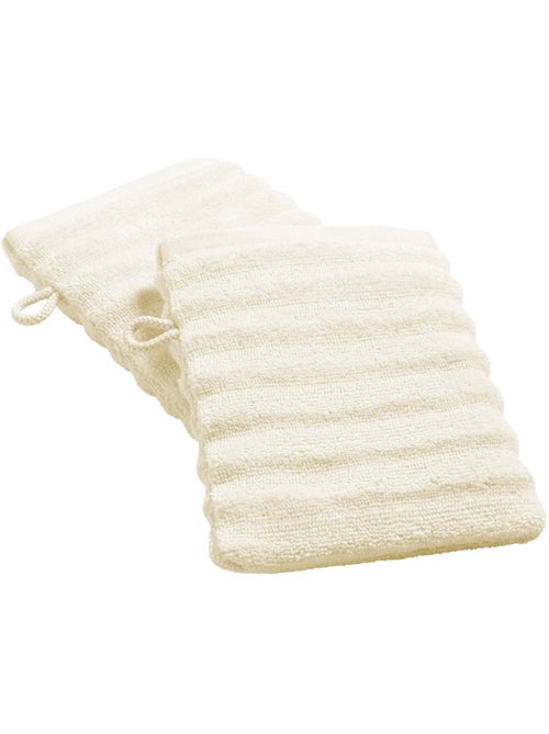 Lot de 2 gants de toilette Maia - Kiabi