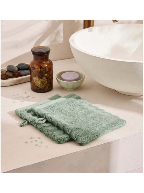 Lot de 2 gants de toilette Maia - Kiabi