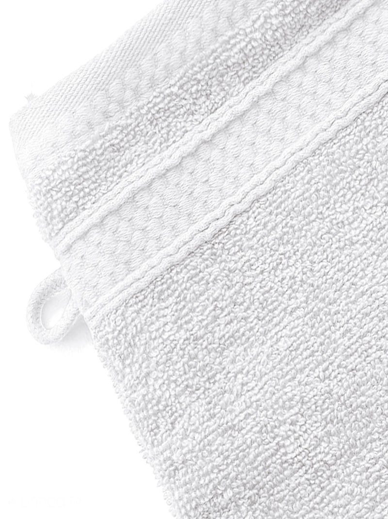 Lot de 2 gants de toilette NAÏA Blanc - Kiabi