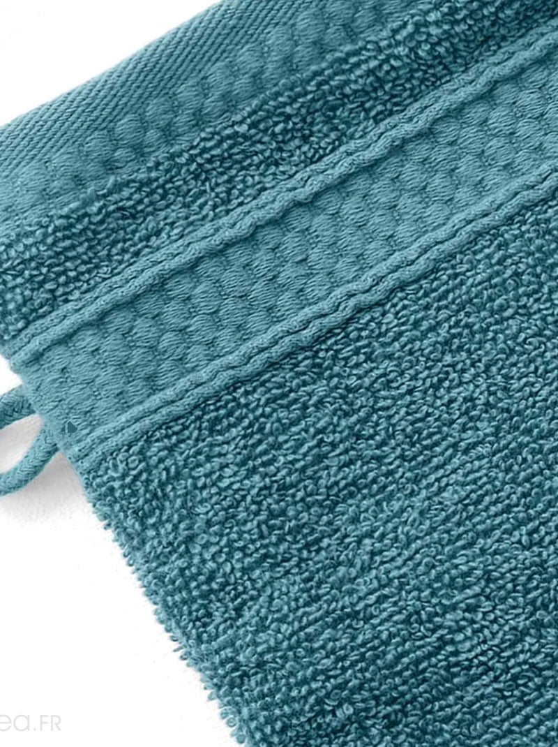 Lot de 2 gants de toilette NAÏA Bleu céladon - Kiabi