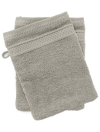 Lot de 2 gants de toilette NAÏA
