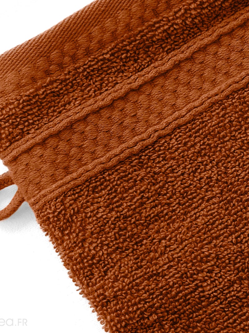 Lot de 2 gants de toilette NAÏA Vert foncé - Kiabi