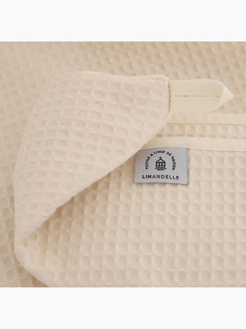 Lot de 2 gants de toilette nid d'abeille WEEK END - Kiabi