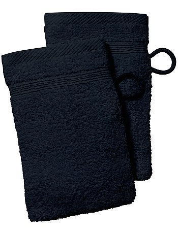 Lot de 2 gants de toilette