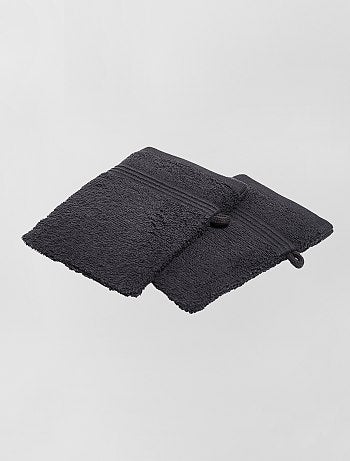 Lot de 2 gants de toilette