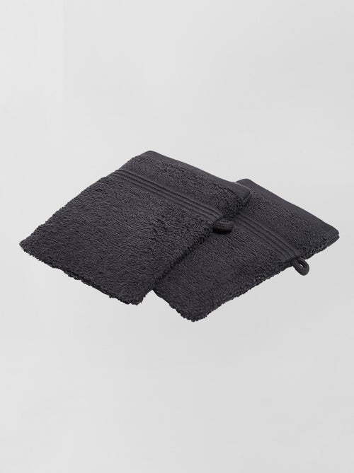 Lot de 2 gants de toilette - Kiabi