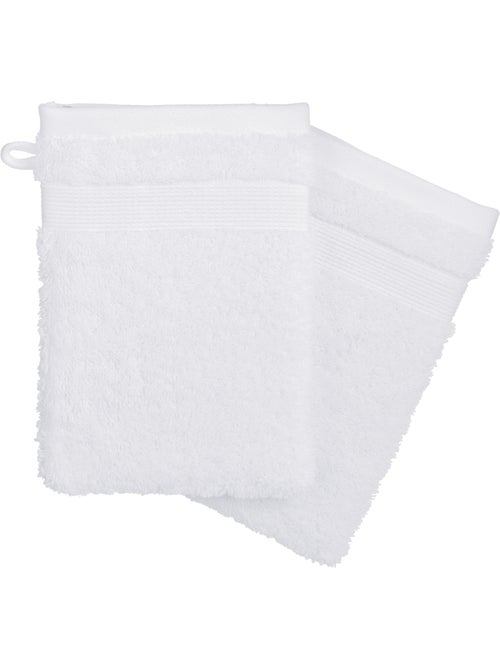 Lot de 2 gants de toilette PRAIA - Kiabi