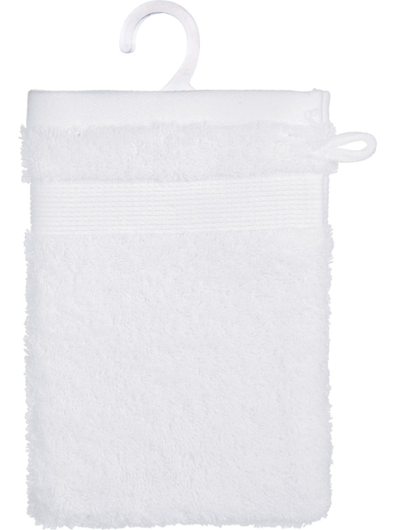 Lot de 2 gants de toilette PRAIA Blanc - Kiabi