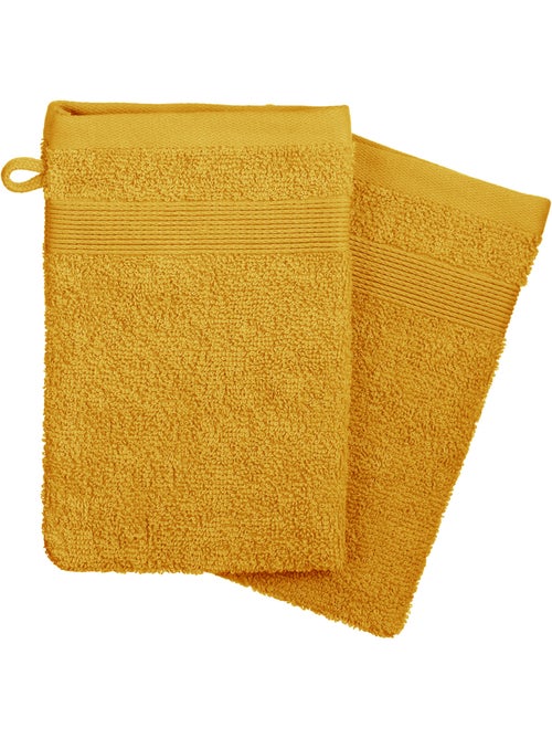 Lot de 2 gants de toilette PRAIA - Kiabi