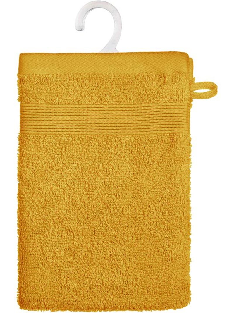 Lot de 2 gants de toilette PRAIA Ocre - Kiabi